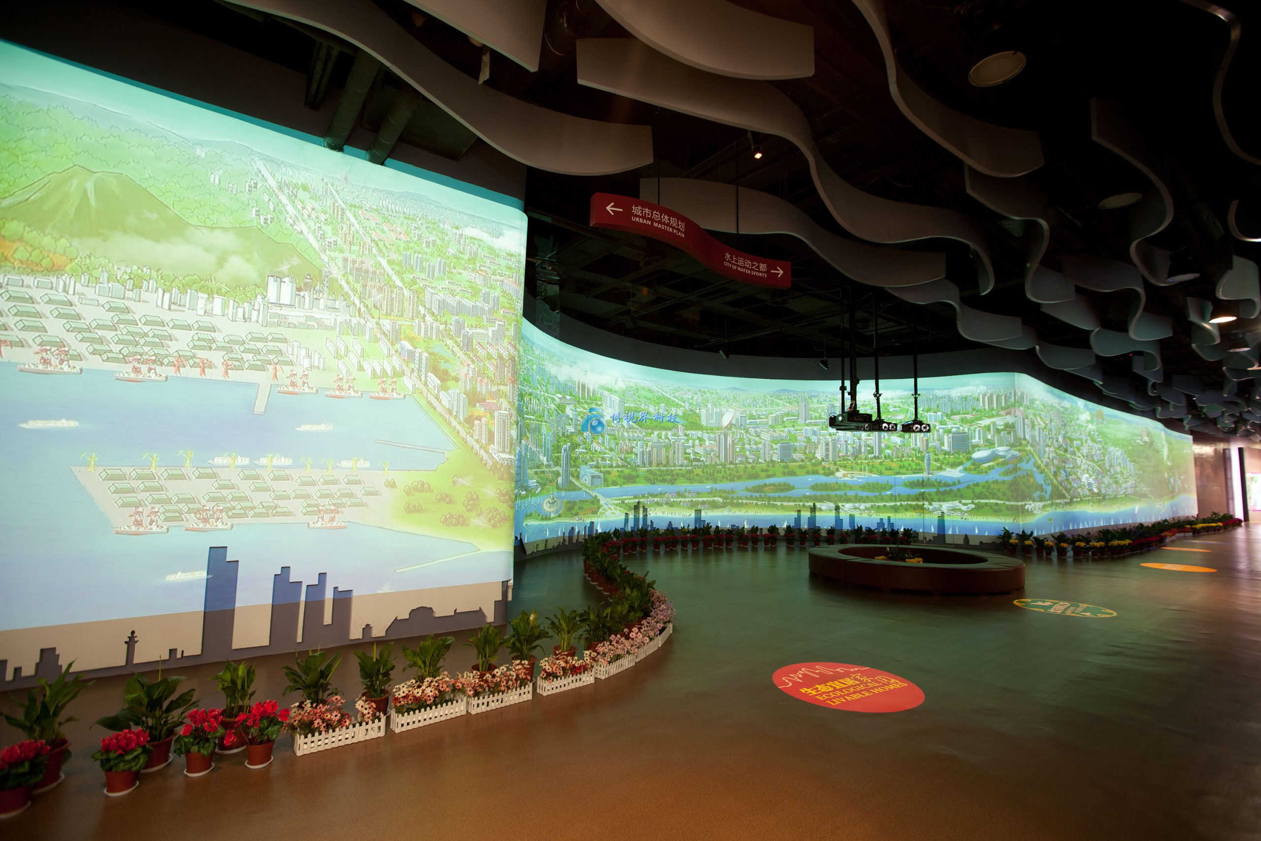 創意5D全息多媒體展廳設計案例欣賞-博視界科技